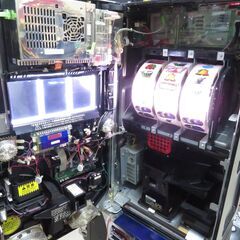 パチスロ実機 初代まどか☆マギカ キュゥべえパネル コイン不要機付き