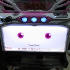 パチスロ実機 初代まどか☆マギカ キュゥべえパネル コイン不要機付き
