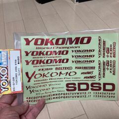 YOKOMO メタルデカル (レッド) ZC-D12R