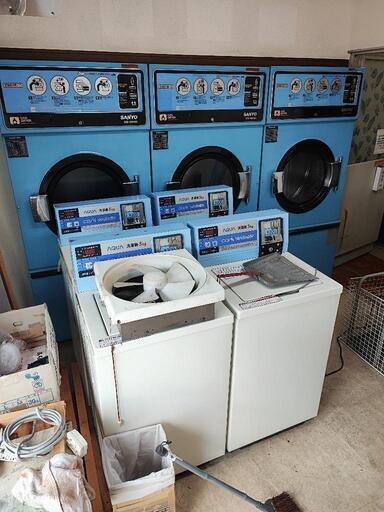 3月閉業に伴い設備譲渡 コインランドリー全品稼働