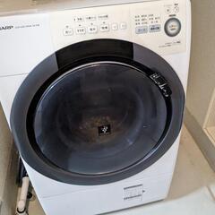（取引中）（ワケアリ）SHARPドラム式洗濯機ES-S7B