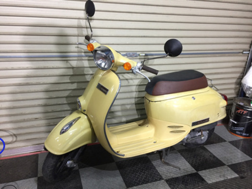 埼玉県深谷市 ホンダ　ジョルノ 原付 スクーター 50cc バイク AF24　レトロクラシカルイエロー[ビーノ ベルデ クレア ジョルノ ヴェルデ お探しの方いかがでしょうか？?