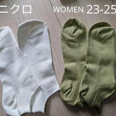 ユニクロ WOMEN 靴下 23-25cm
