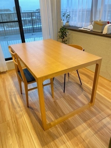 IDEE MALUH dining table 1300/ ダイニングセット/ 廃盤色(もう販売してないお色味)