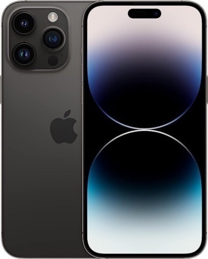 美品 ほぼ新品 iPhone 14 Pro Max 1.0TB スペースブラック（エレコム製ZEROSHOCK耐衝撃ケース、プライバシーガラスフィルム付き、バッテリー最大容量100%）