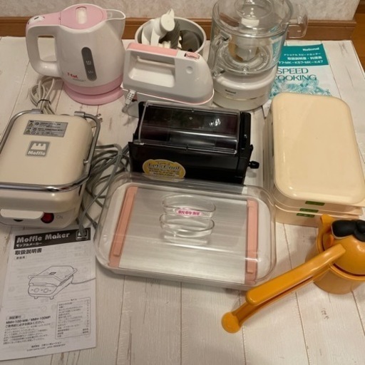決定しました。キッチン家電  まとめて　フードプロセッサー