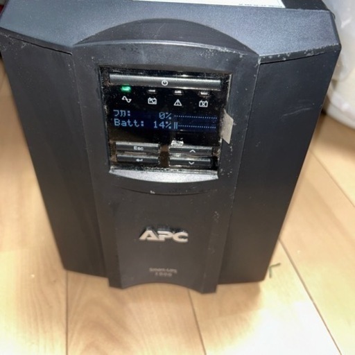セットアップ済　\n停電電源APC smart-ups1000