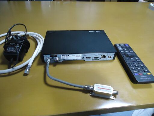 マスプロ電工　４Ｋチューナー　ＤＴ８１４　動作確認済み　ＡＣ電源アダプタ　リモコン付き　☆　ブースター、アンテナケーブルおまけ