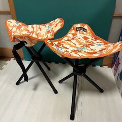 アウトドア用折り畳み椅子　2個セット
