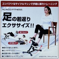 【ジャンク品】アルインコ　エアロバイクミニ