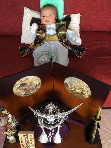 美品　五月人形　兜　かぶと