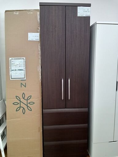 ★ジモティ割あり★ NITORI ワードローブ ブラウン H205×D54×W58 クリーニング済み MT743
