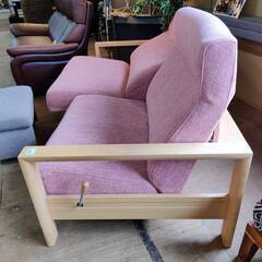 【愛品倶楽部柏店】カリモク リクライニングワイドソファ&オットマン WT5162P408 / XU4206B408