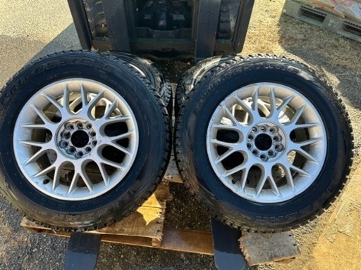 アルミタイヤセット 4本 ブリジストン/BLIZZAK215/65R16 98Q - その他 