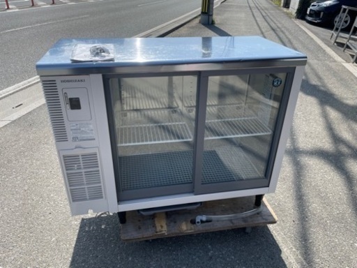 ■中古品 ホシザキテーブル形冷蔵ショーケース RTS-100STD 2022年 1000ｘ450ｘ800ｍｍ 149Ｌ 動作問題なし■