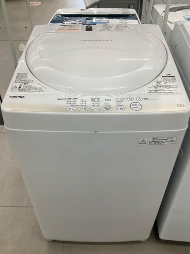 TOSHIBA 全自動洗濯機　AW-4S2 2015年製