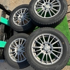 美品　アルミタイヤセット 4本 DUNLOP 195/65R15 91Q タイヤ