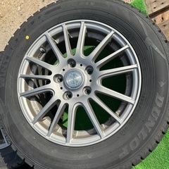 美品　アルミタイヤセット 4本 DUNLOP 195/65R15 91Q タイヤ