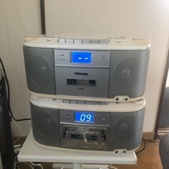2個セット　CD/ラジカセレコーダー　ジャンク　TY-CDS5