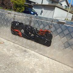 取引き中　軽トラ　アルミボックス　荷台　収納　ラック　龍　エンブレム