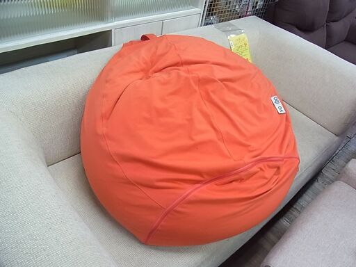 セール中につき、通常特価7,678円より20％引きの6,142円!　　Yogibo　ヨギボー　ビーズソファ　オレンジ　1人用ソファ　ビーズクッション　水滴型