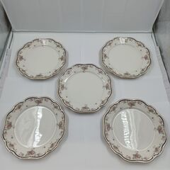 ノリタケ noritake 花枠花柄　お皿　5枚　セット販売　箱あり