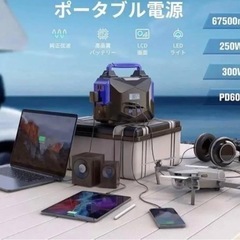 ポータブル電源 大容量 非常用電源 車中泊 防災グッズ 停電対策 家庭用蓄電池