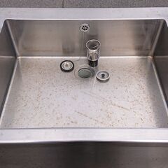 🔴山口市、ステンレス流し台￥15000🔴幅900奥行748高さ800前後🔴現状