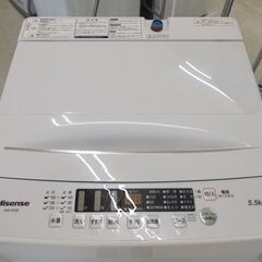 Hisense 全自動洗濯機 ステンレス槽 5.5kg 2021年製 HW-K55E