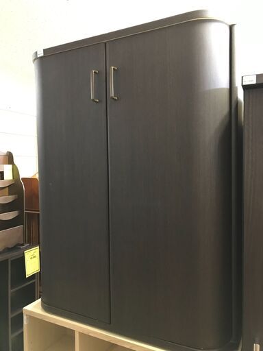 【FU768】★シューズボックス  ブラウン 靴箱 収納家具 大収納 インテリア おしゃれ クリーニング済 堺市 深井【ジャングルジャングル深井店】