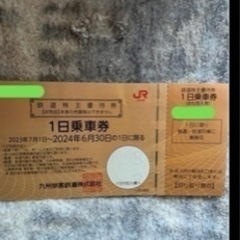 JR九州鉄道株主優待券　1まい　チケット 新幹線/鉄道切符