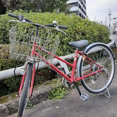 リサイクルショップどりーむ鹿大前店　No1302　自転車　赤　６...