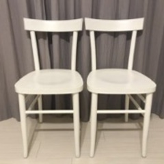 【ネット決済】チェア2脚　椅子　白　Cherish chair ...
