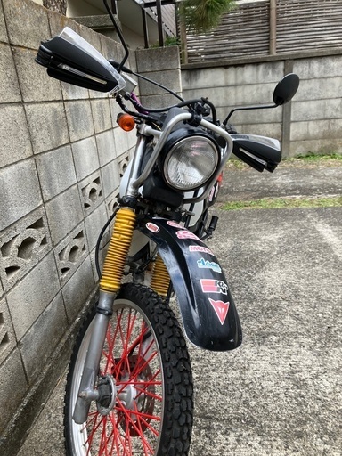 ジェベル125 弾丸マフラー　LED　6速MT