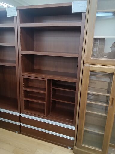 ★ジモティ割あり★ MOCO 棚 ブラウン H180×D36×W84 クリーニング済み TK1803