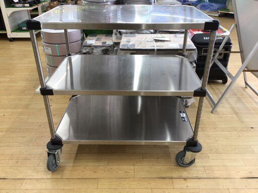 エコツール半田店】ERECTA 金属製3段台車 最大積載量100kg【愛知県