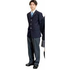 ★試着可【クラーク高校男子制服一式・かばん】L細身 中古美品★