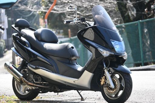YAMAHA*マジェスティ125*前後新品タイヤ*ROSSOマフラー*社外ハンドル*WAKO'Sオイル*下取り配送も可能です！