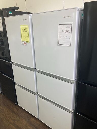 ★ジモティー割あり★ﾊｲｾﾝｽ　３ドア冷蔵庫　HR-D2801W　２０２０年製　HG-1687