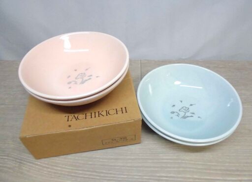 たち吉 TACHIKICHI ペアボール 4枚セット 陶器 新品