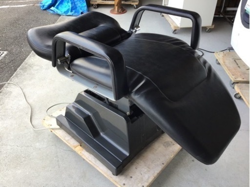 【美品】シャンプー台、回転電動セットイス シャンプー台 シャンプー用椅子 SHAMPOO JOY 電動リクライニング 中古品