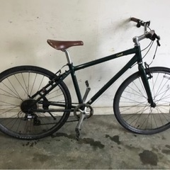 166□⑨岐阜発/CANAFF /クロスバイク/自転車/700×35c/走行確認/8ギア/ギア確認/防犯有り/クランクがすり減り有り股間必要/現状品/R4.11/20□ 166□⑨岐阜発/CANAFF /クロスバイク/自転車/700×35c/走行確認/8ギア/