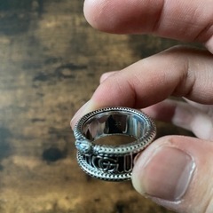 特別値下げ中！！美品！！　GUCCI グッチ　ダブルG シルバーリング　22号