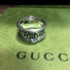 特別値下げ中！！美品！！　GUCCI グッチ　ダブルG シルバーリング　22号