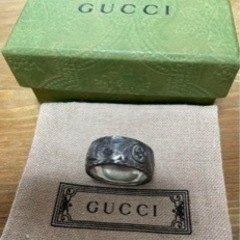 特別値下げ中！！GUCCI グッチ　キャットヘッドシルバーリング　23号