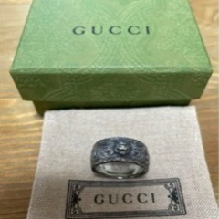 特別値下げ中！！GUCCI グッチ　キャットヘッドシルバーリング　23号