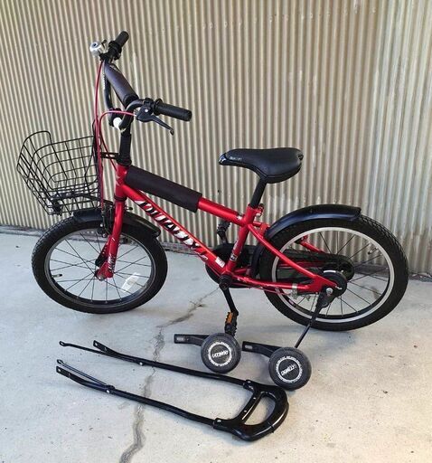 子供自転車　DUALLY　補助輪付き