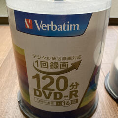 未使用、新品DVD-R20分を半額以下で譲ります。