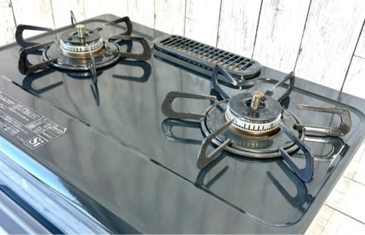 パロマ 2口ガスコンロ プロパンガス用 お引取り限定 20年製 パロマ LP