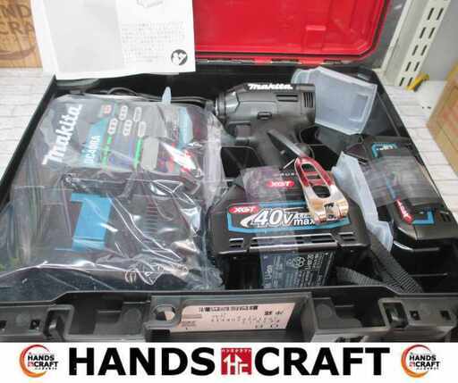 makita マキタ TD002GRDX インパクトドライバ 未使用 40V バッテリー×2 充電器 【ハンズクラフト宜野湾店】